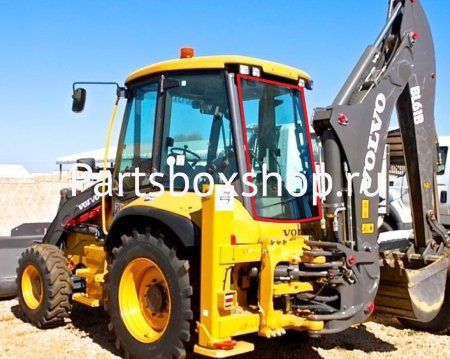 Стекло заднее Volvo BL61, BL71 с 2012 г. KMK - заказать Стекло заднее Volvo BL61, BL71 с 2012 г. KMK