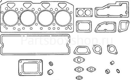 Комплект прокладок двигателя верхний AA-AB 02/201341 (U5LT1196) PBS - заказать Комплект прокладок двигателя верхний AA-AB 02/201341 (U5LT1196) PBS