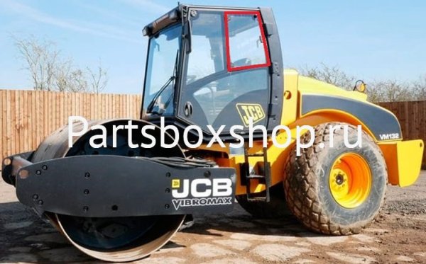 Стекло форточки левое JCB VIBROMAX VM-132 KMK - заказать Стекло форточки левое JCB VIBROMAX VM-132 KMK