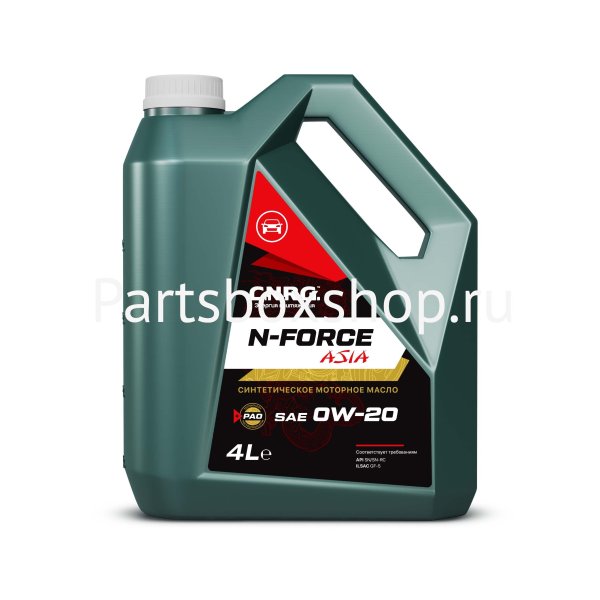 Масло моторное 0W20 Asia SN/GF-5  CNRG - заказать Масло моторное 0W20 Asia SN/GF-5  CNRG