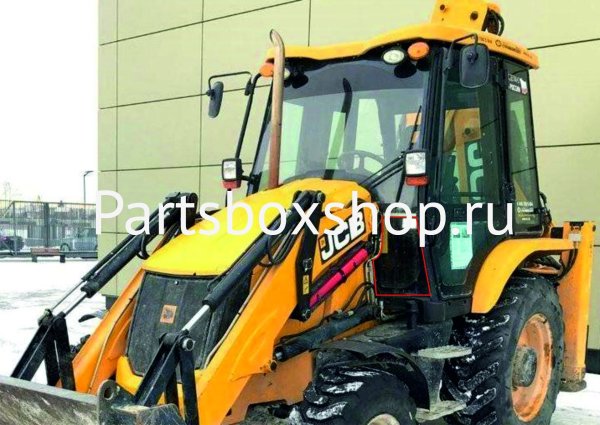 Стекло лобовое нижнее левое JCB 3CX (India) c 2017 г. KMK - заказать Стекло лобовое нижнее левое JCB 3CX (India) c 2017 г. KMK