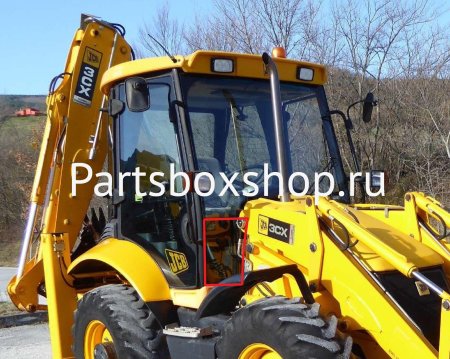 Стекло лобовое нижнее правое JCB 3CX, 4CX с 2005 г. KMK - заказать Стекло лобовое нижнее правое JCB 3CX, 4CX с 2005 г. KMK
